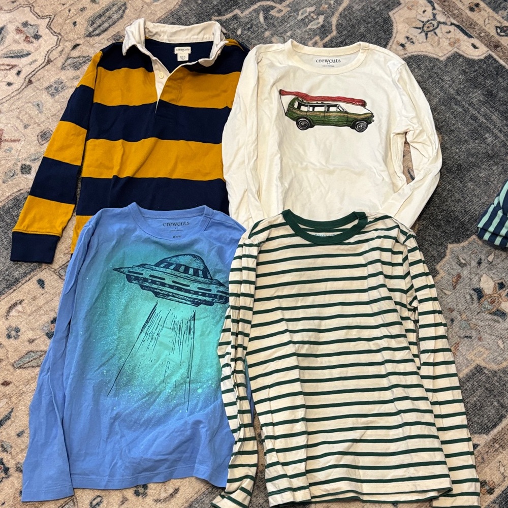 Crewcuts boys shirt bundle! Perfect condition size 8/9